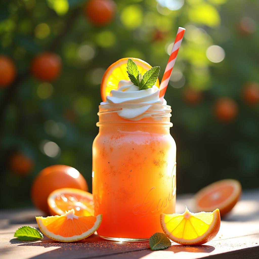 Celestial Citrus Ice Cream Float