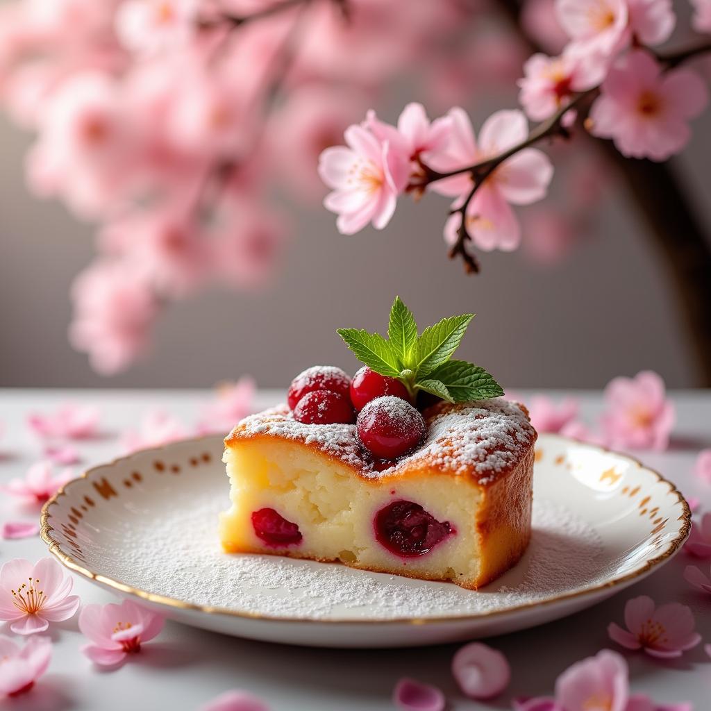 Cherry Blossom Clafoutis: A French Dream with a Twist