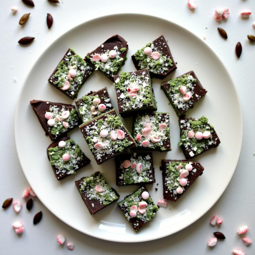 Choco-Mint Fusion Bark with Spirulina Crunch