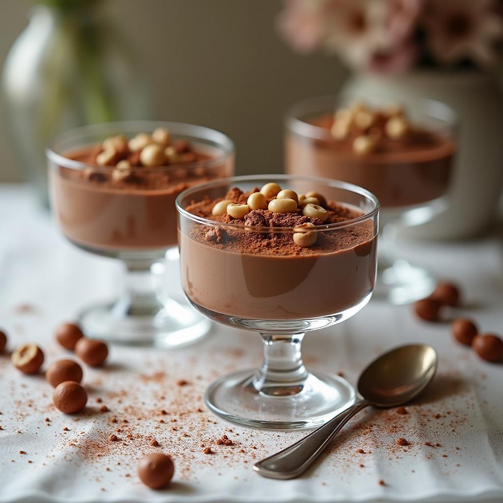 Chocolate Hazelnut Mousse with a Touch of Espresso