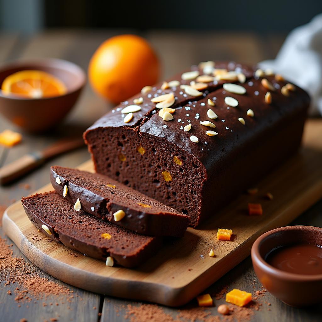 Chocolate-Infused Vienna Bread with Orange Zest and Sea Salt