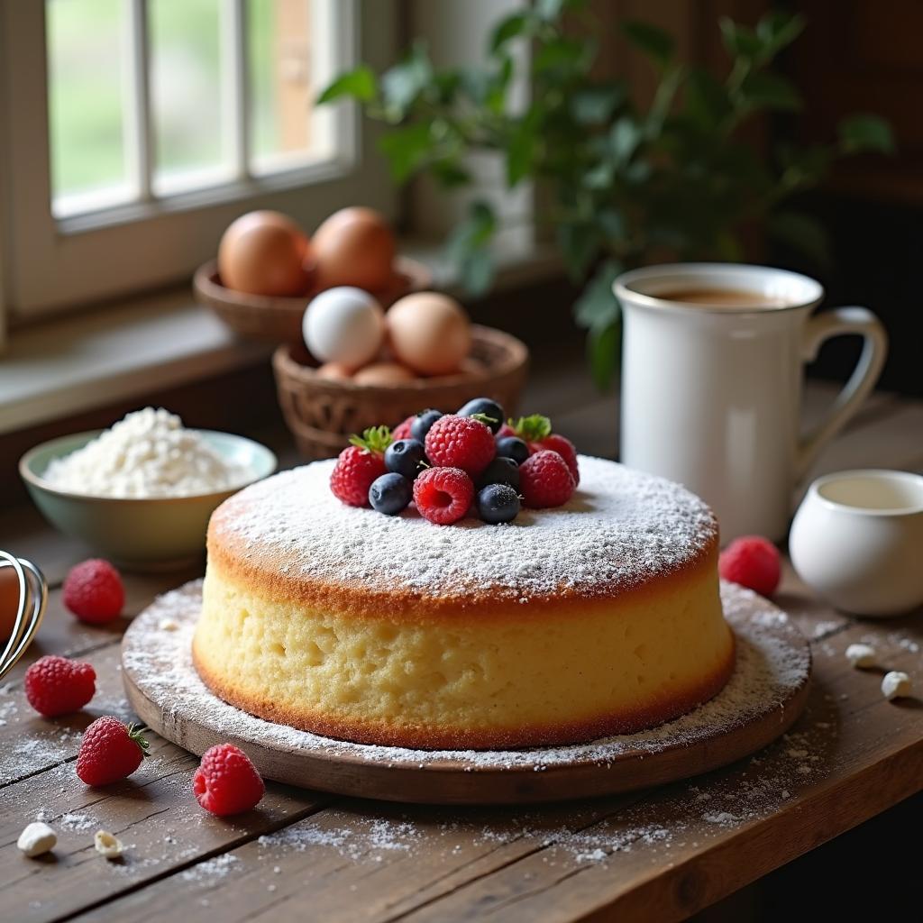 Classic Sponge Cake: A Light and Fluffy Delight