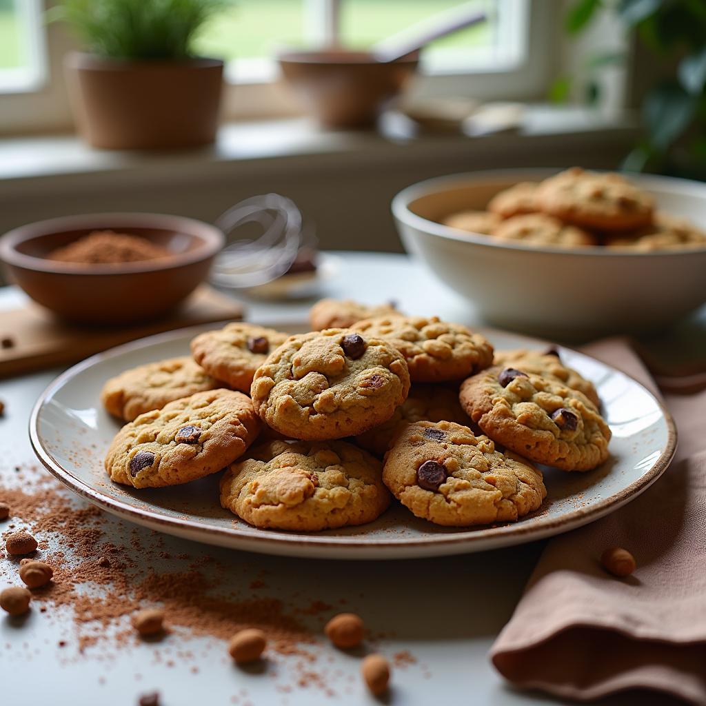 Cocoa and Cardamom Cornflake Cookies