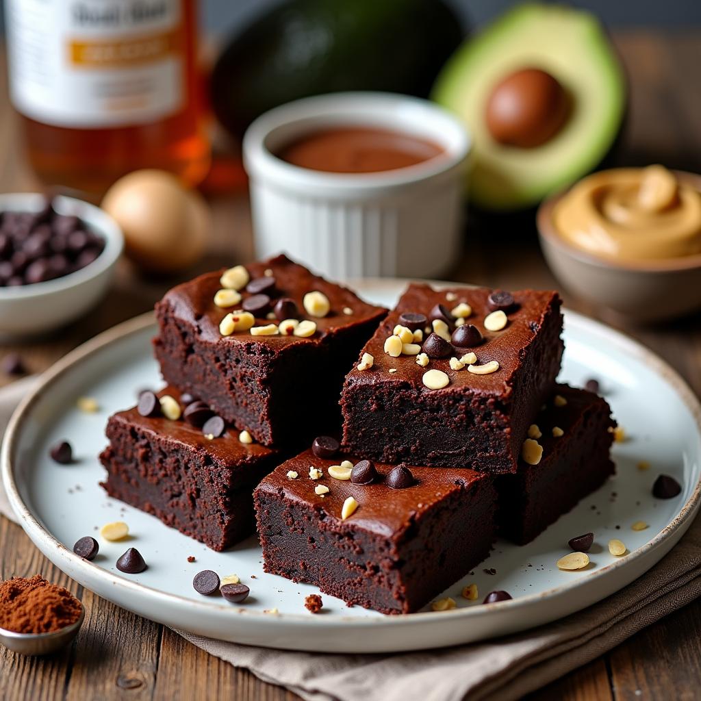 Decadent Avocado & Black Bean Brownies