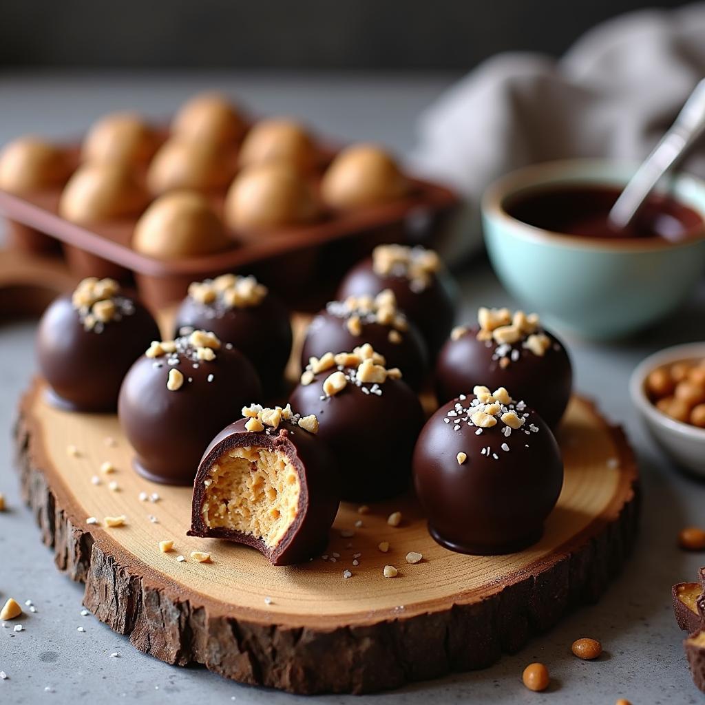 Decadent Chocolate-Covered Peanut Butter Bliss Balls