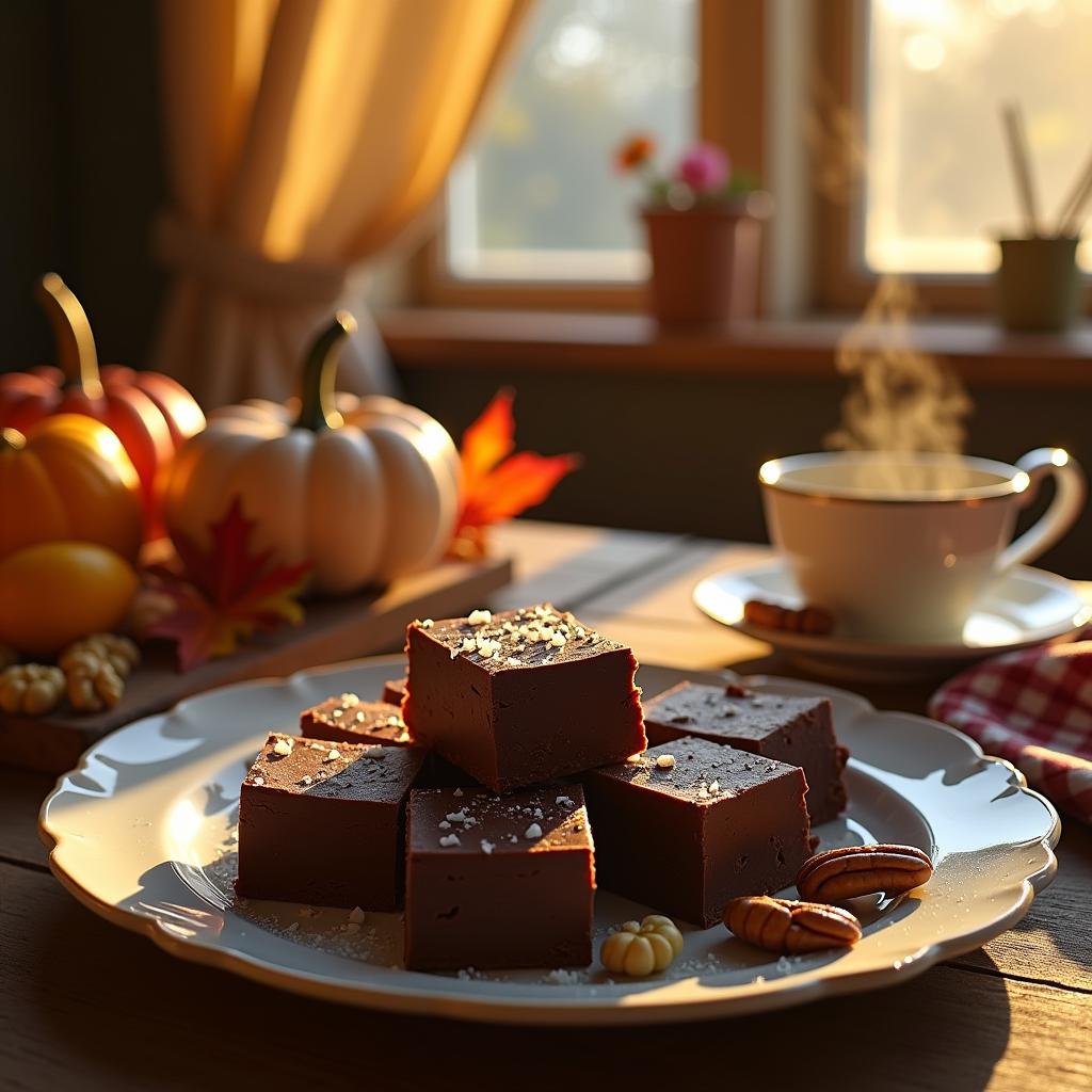 Decadent Chocolate Fudge with a Hint of Sea Salt