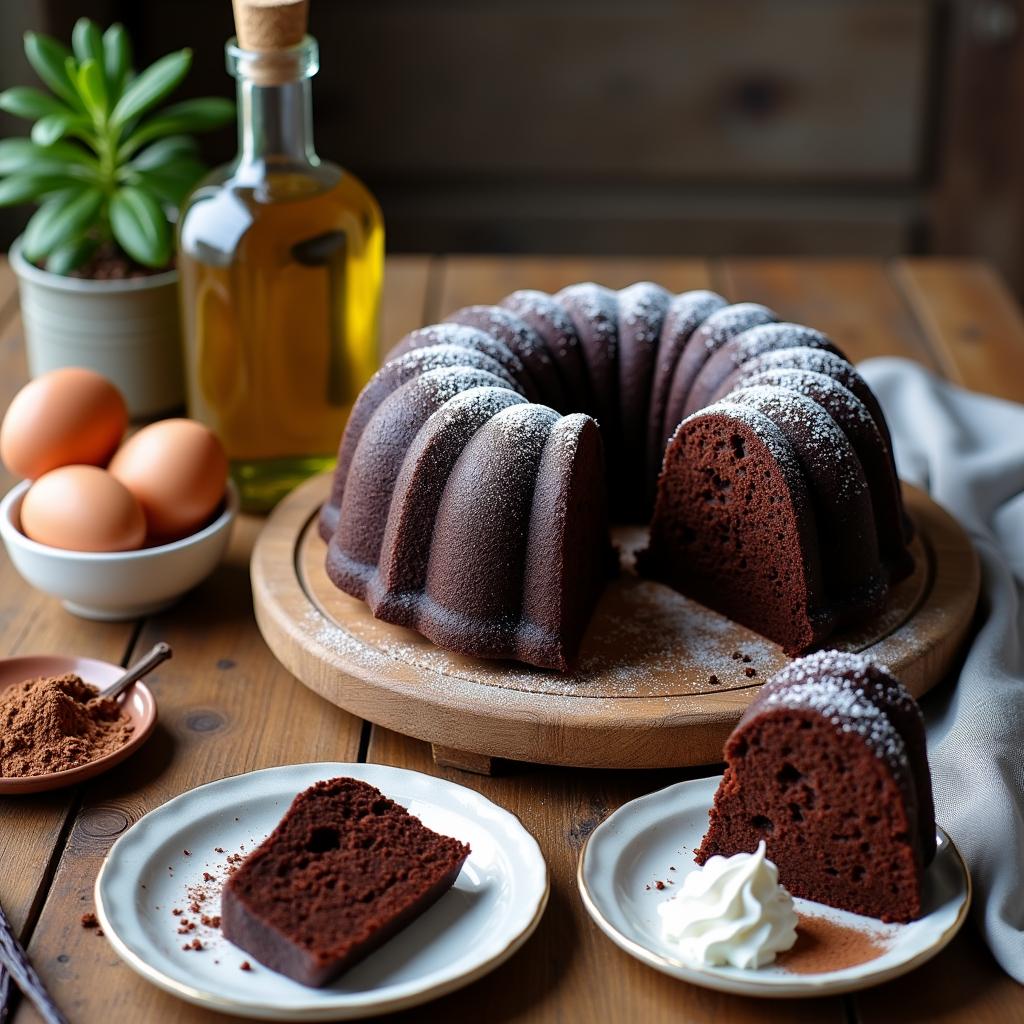 Decadent Chocolate Olive Oil Cake