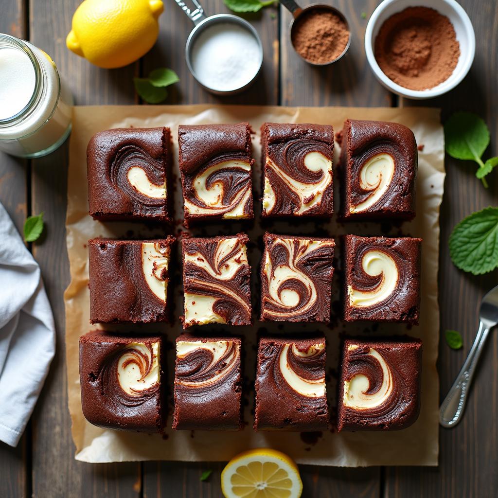 Decadent Cream Cheese Swirl Brownies