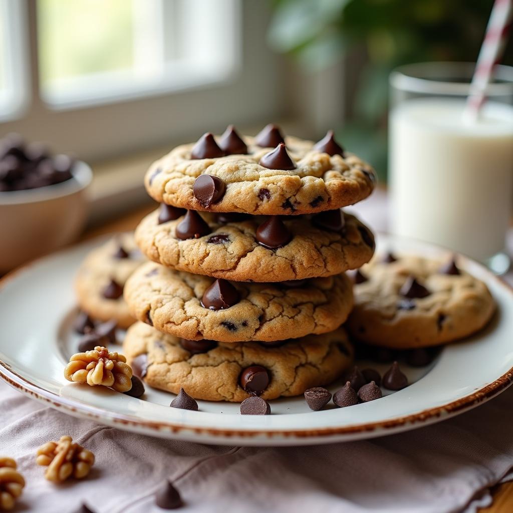 Decadent Vegan Chocolate Chip Cookies