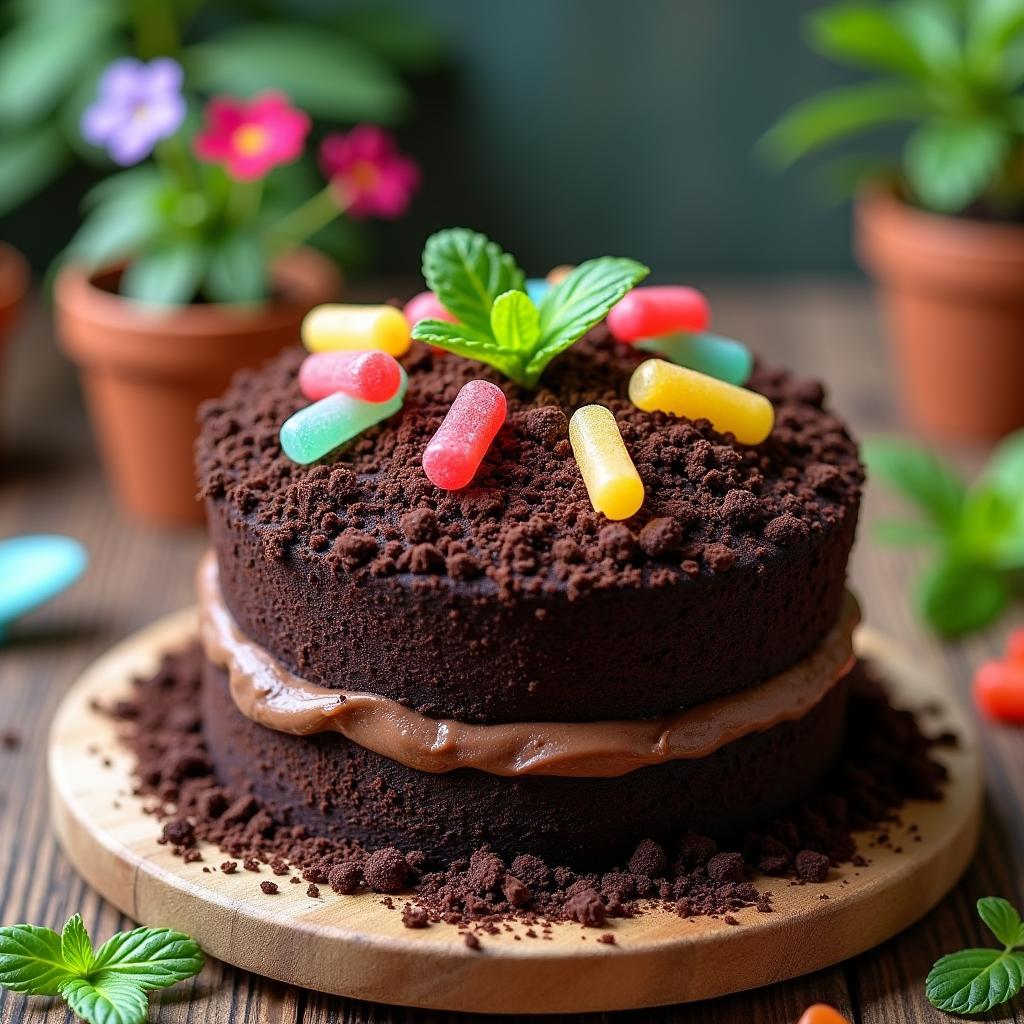 Decadent Vegan Dirt Cake