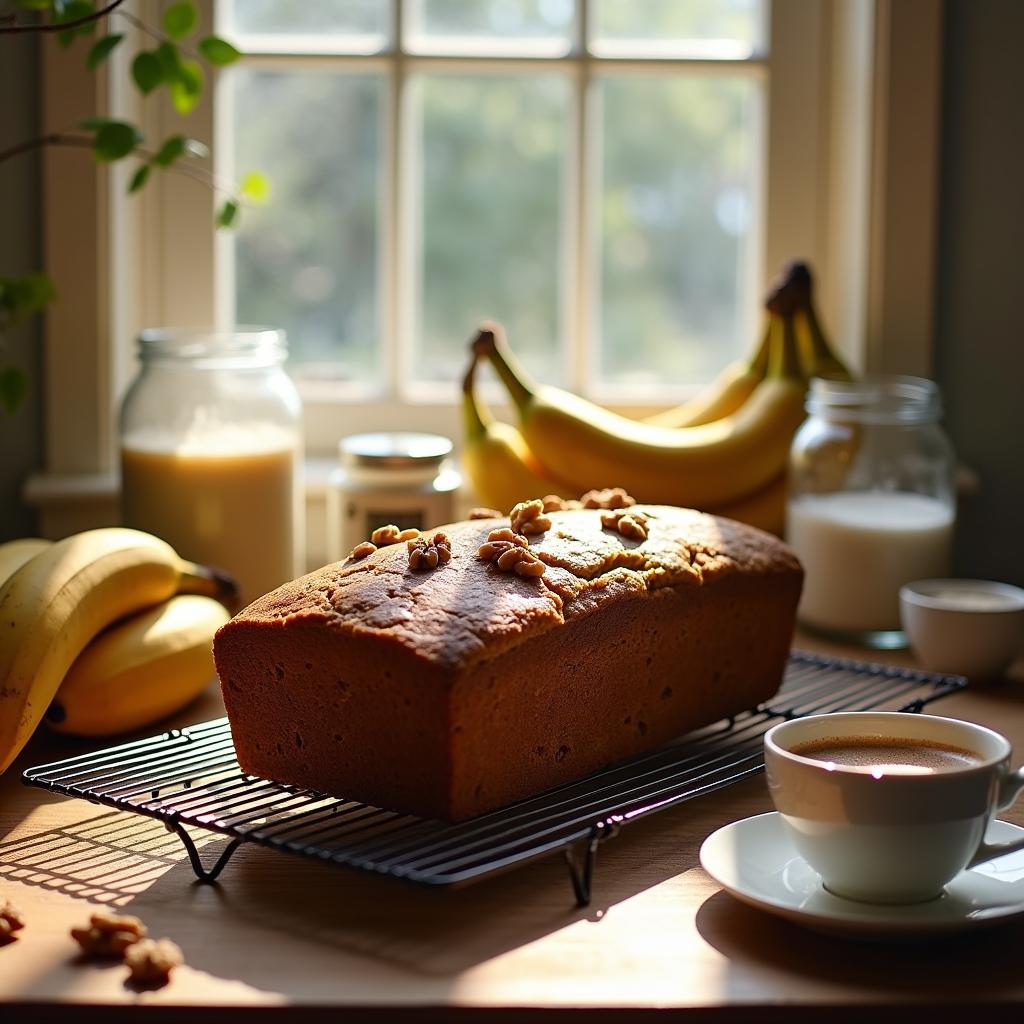 Deliciously Simple Vegan Banana Bread