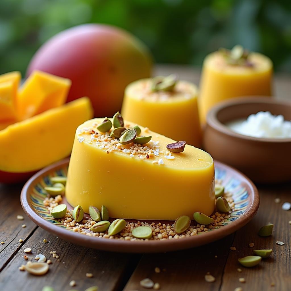 Delightful Vegan Mango Kulfi