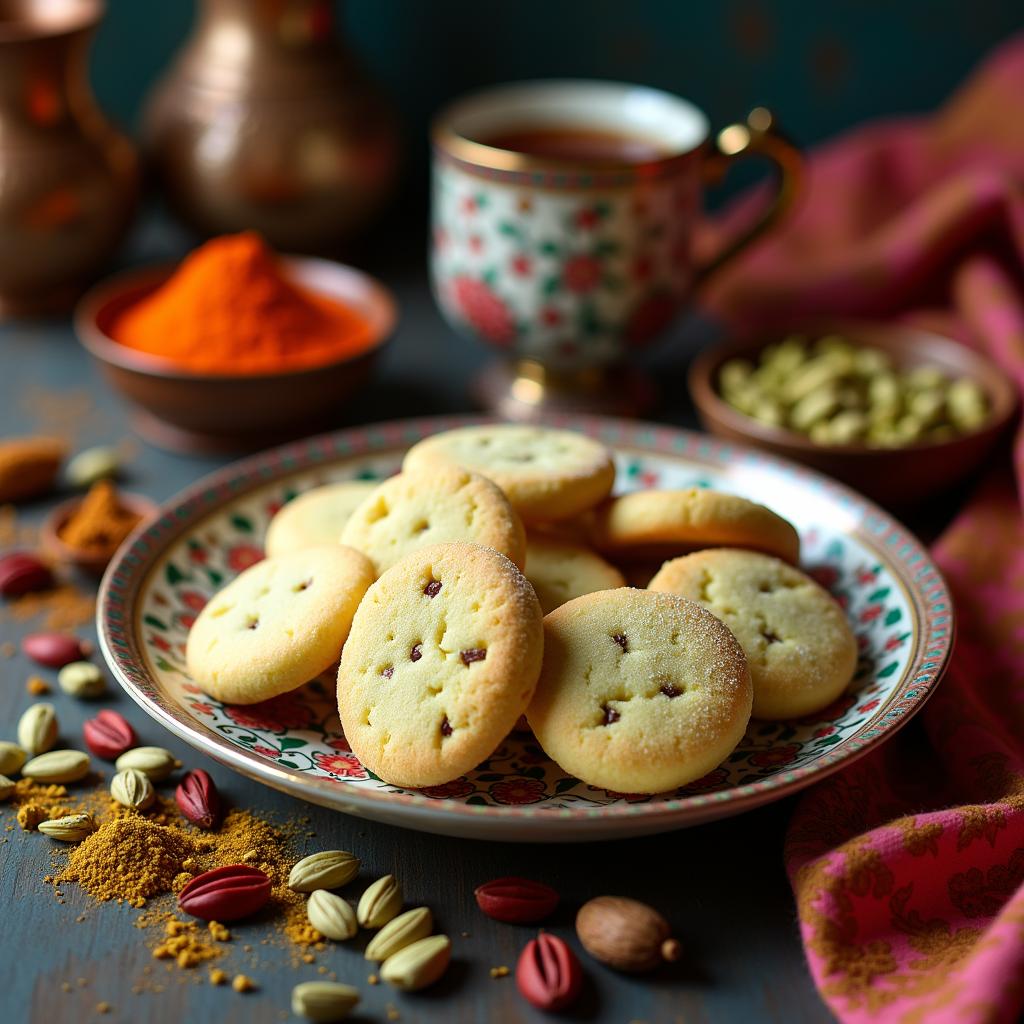 Exotic Cardamom Pistachio Shortbread