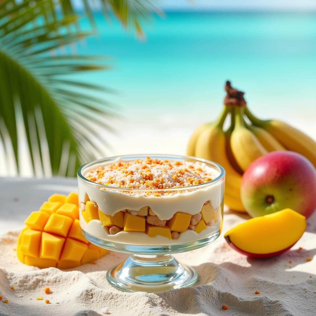 Exotic Coconut-Tropical Tiramisu