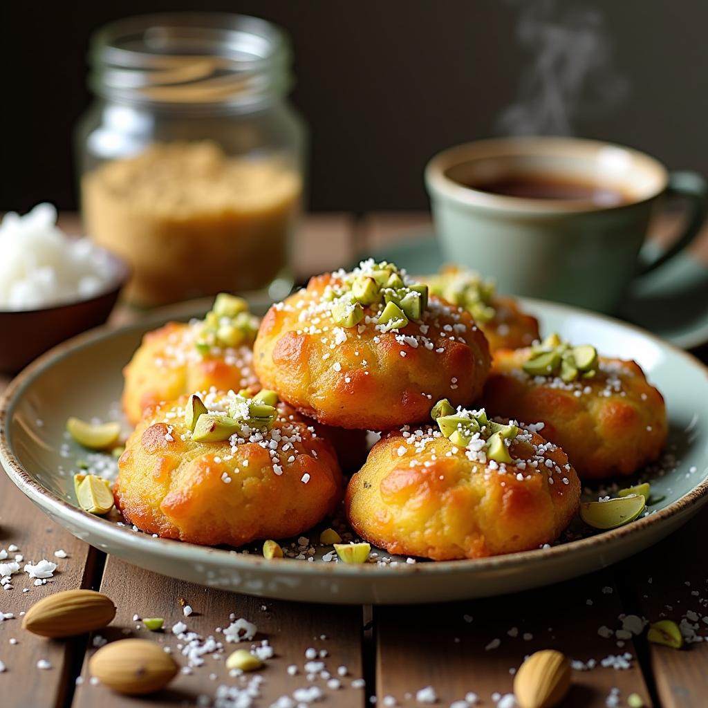 Exotic Jumbles with Coconut and Cardamom