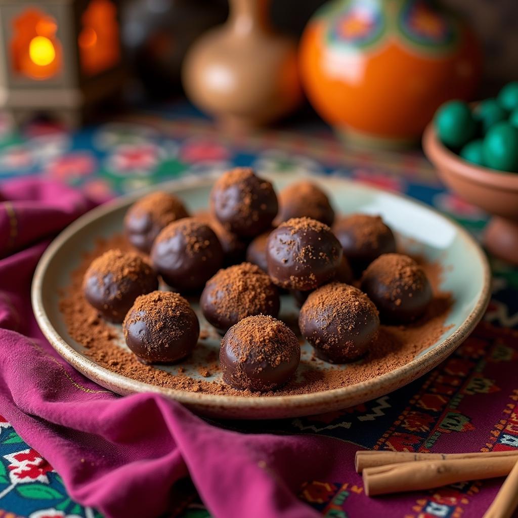 Exotic Spiced Chocolate Truffles