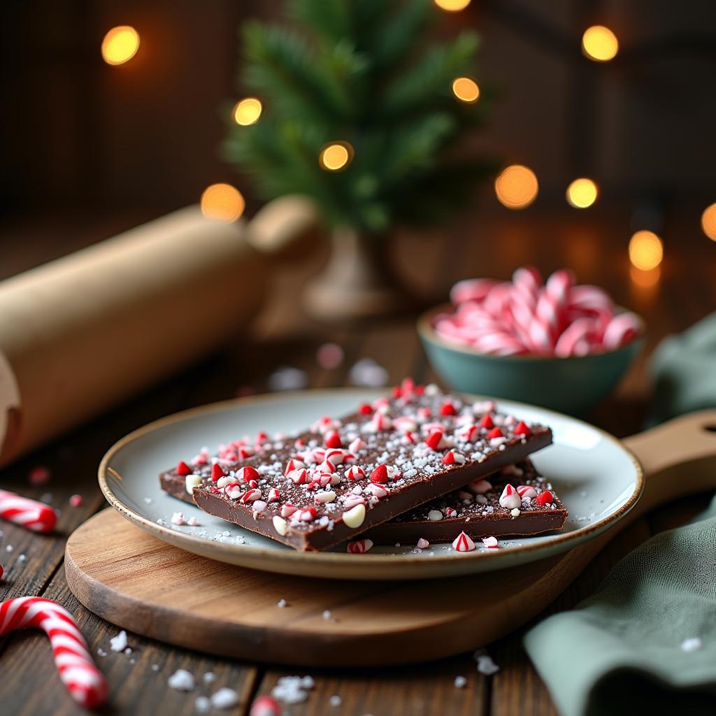 Festive Peppermint Bark Delight