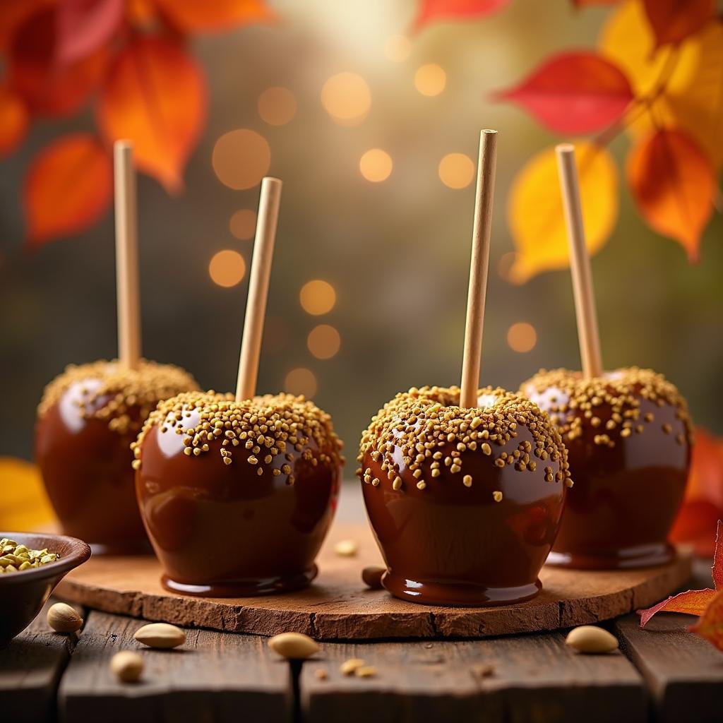 Gourmet Toffee Apples with a Twist