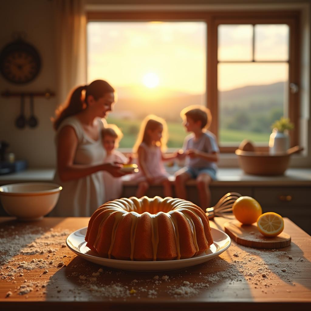 Grandma’s Hearty Rum Cake with Caramel Glaze