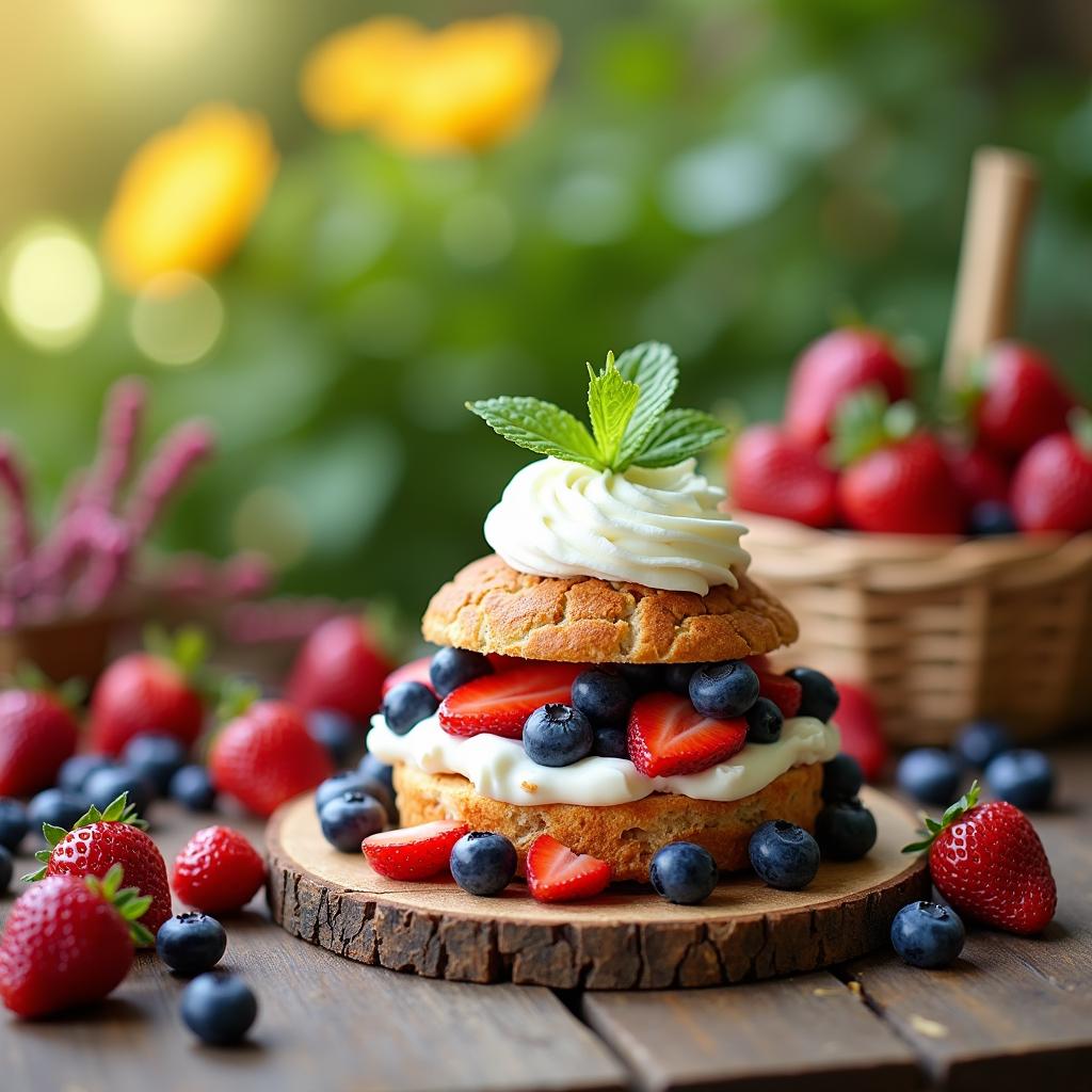 Heavenly Berry Shortcake with Vanilla Bean Whipped Cream