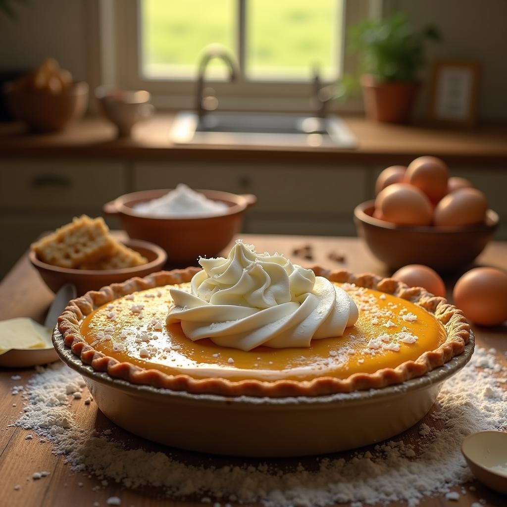 Heavenly Butterscotch Pie with a Touch of Sea Salt