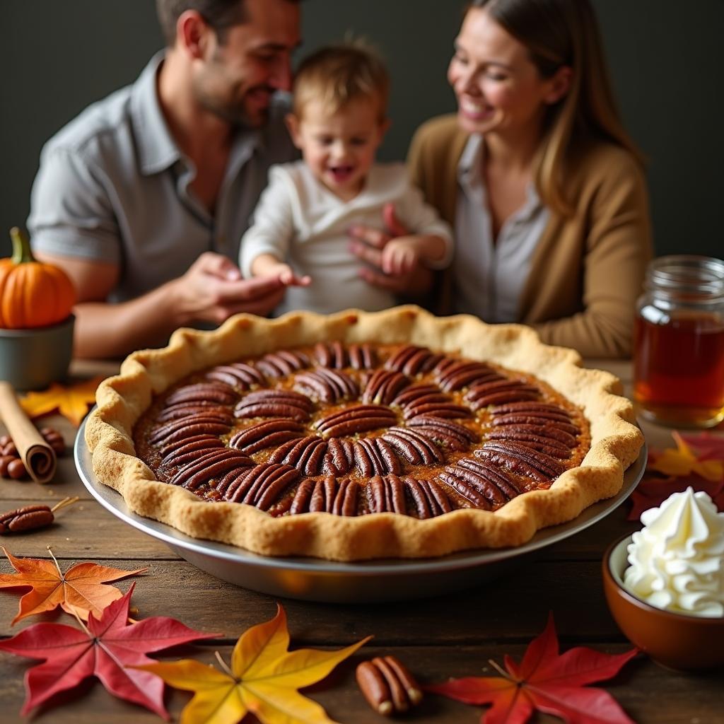 Heavenly Maple Pecan Graham Cracker Pie