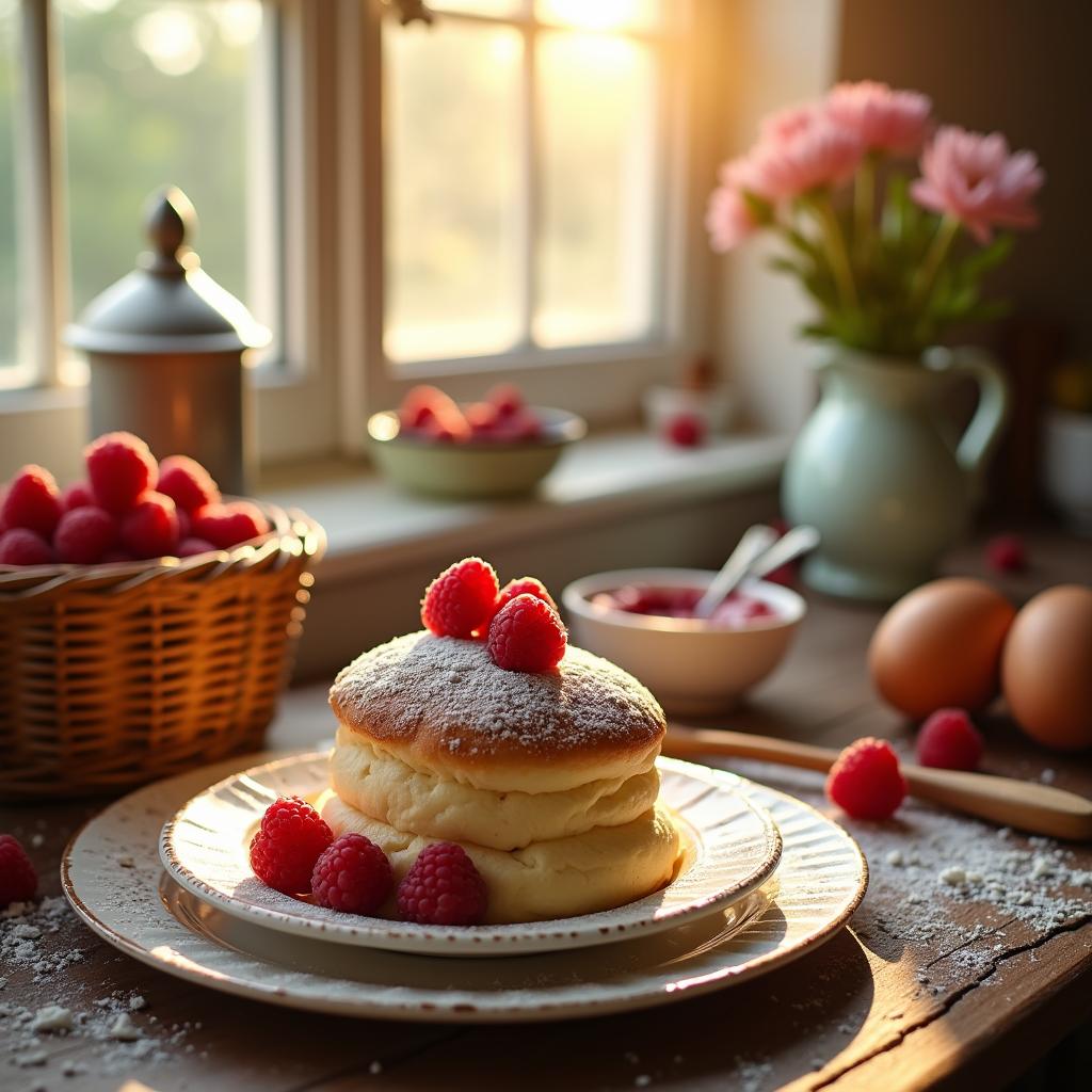 Heavenly Raspberry Soufflé with a Touch of Vanilla