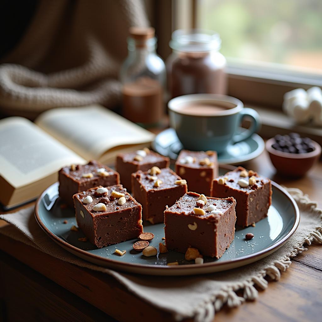 Heavenly Rocky Road Fudge