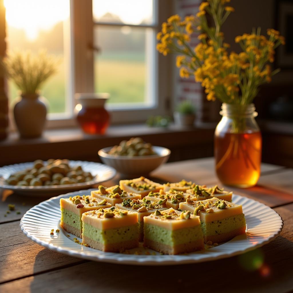 Honey-Infused Pistachio Halva Delight