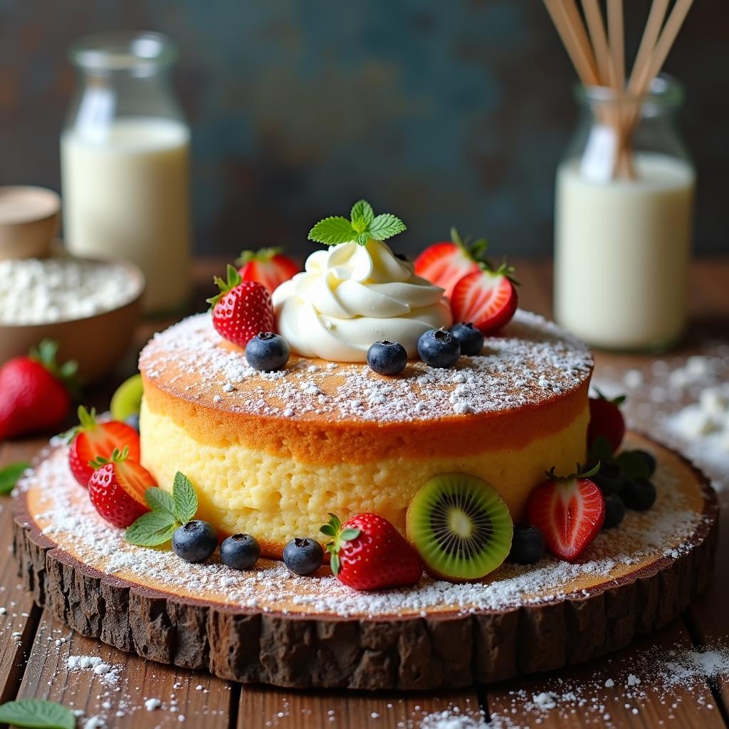 Light and Fluffy Vegan Sponge Cake