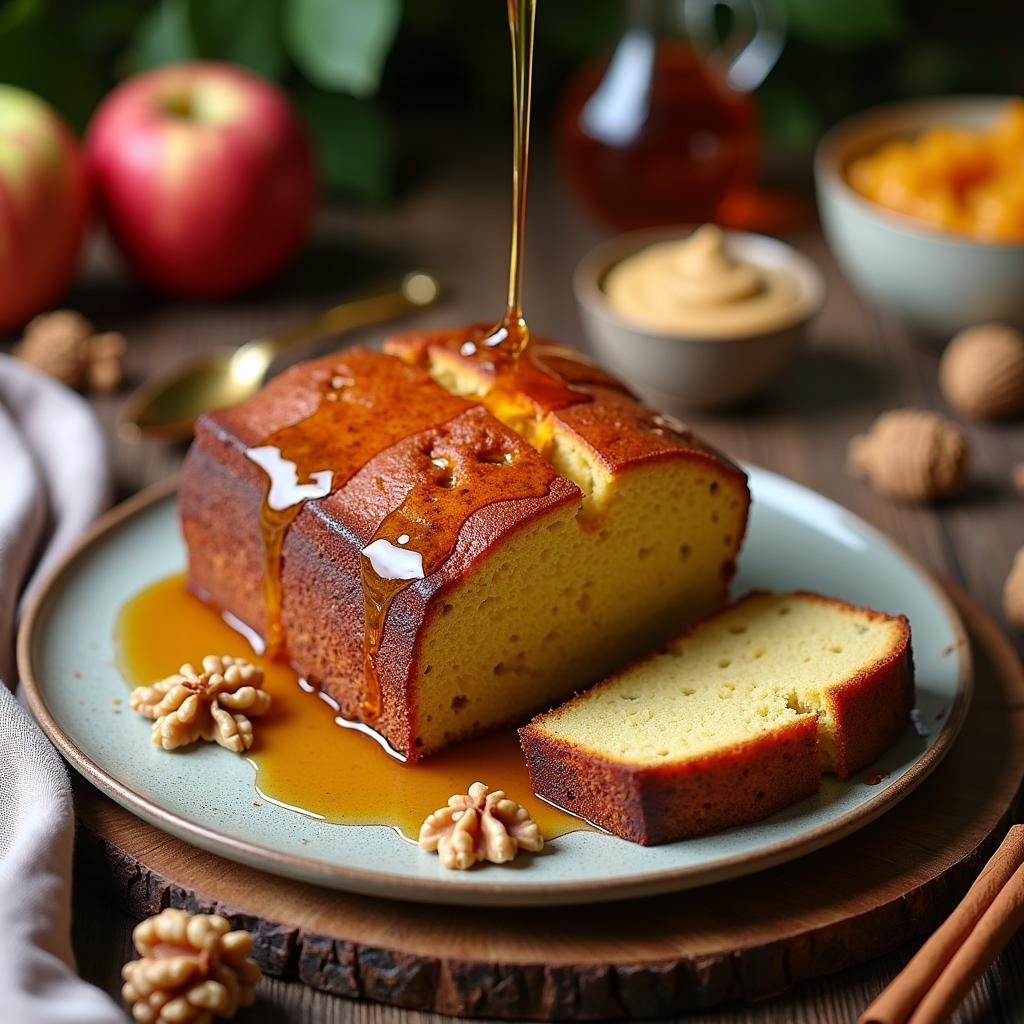 Maple Tahini Honey Cake