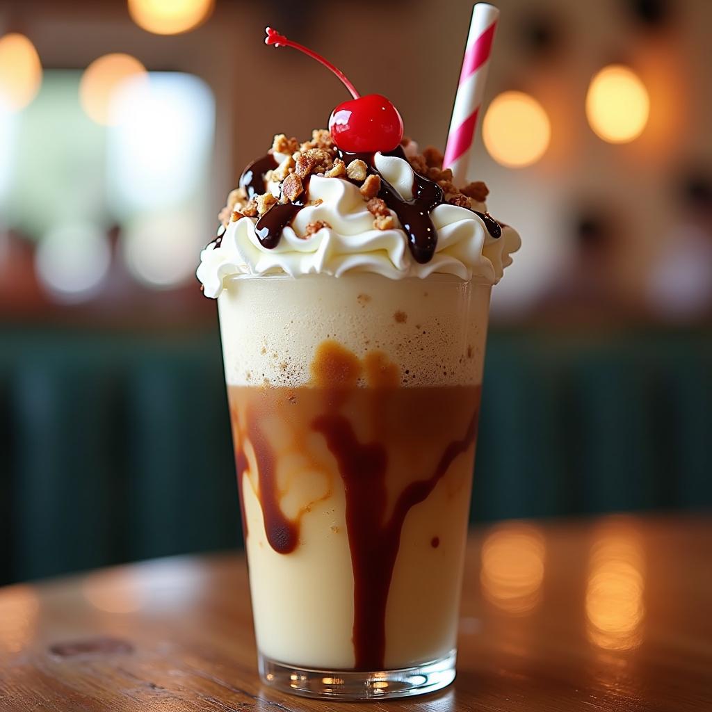 Memory Lane Root Beer Float Sundae