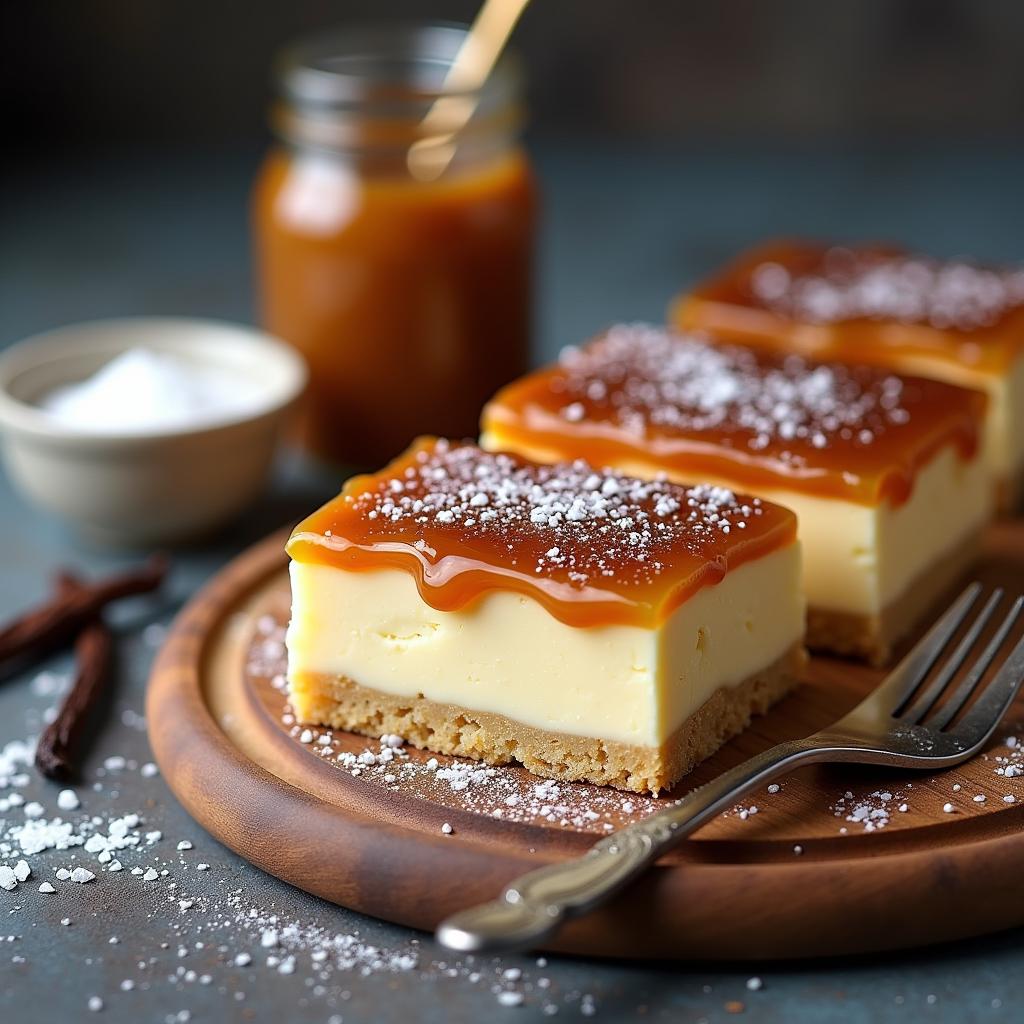 Modern Vanilla Slice with a Caramel Twist