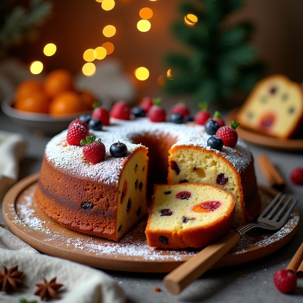 Moist and Fruity Vegan Fruit Cake