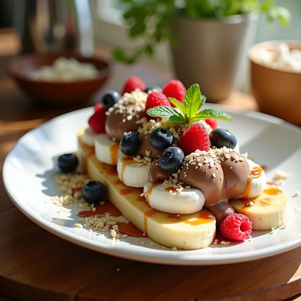 Nutritious Banana Split Delight