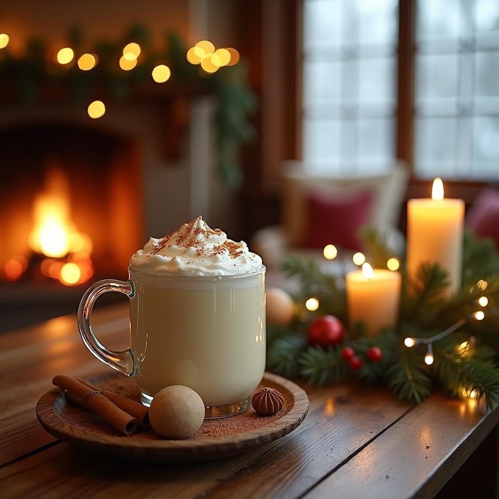 Nutritious Spiced Eggnog with a Twist