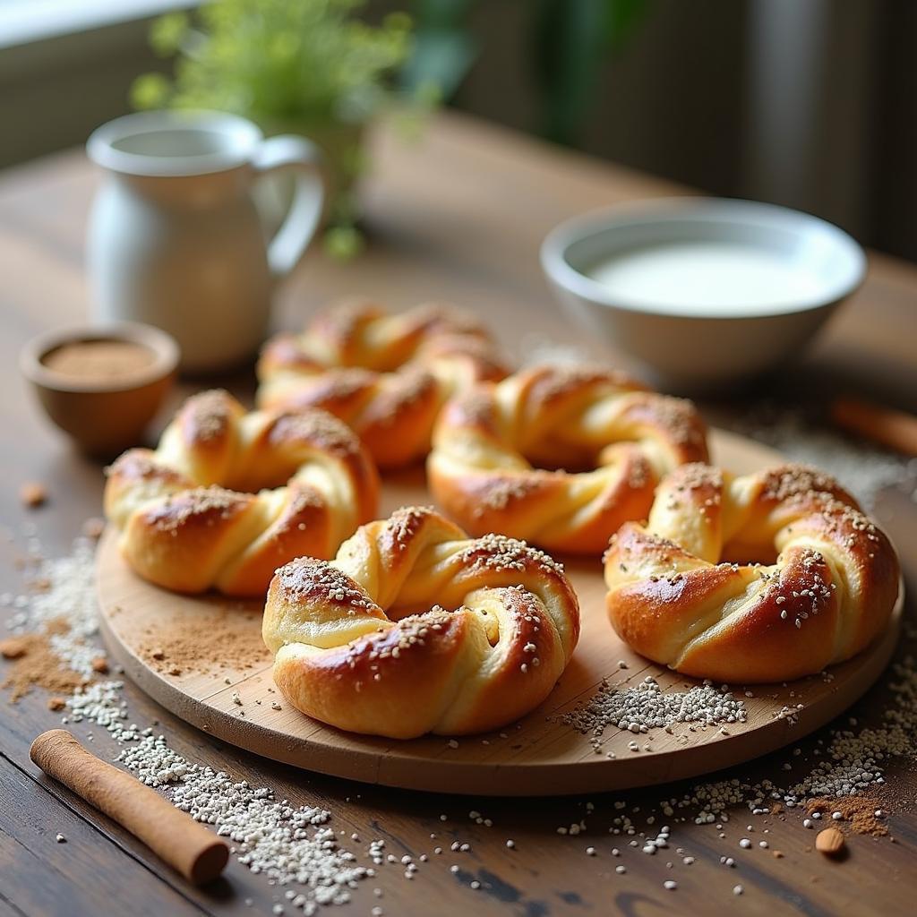 Nutty Almond Danish with Chia Seed Filling