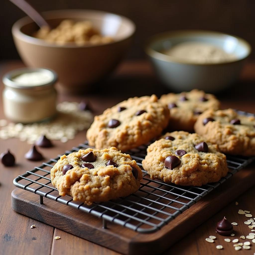 Nutty Chocolate Chip Quinoa Cookies