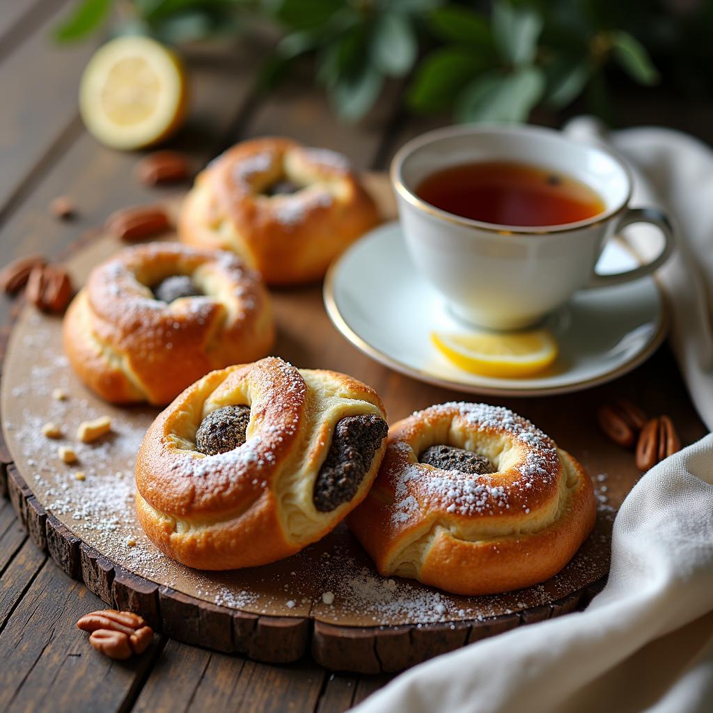 Nutty Delight Danish with Chia Seed Filling