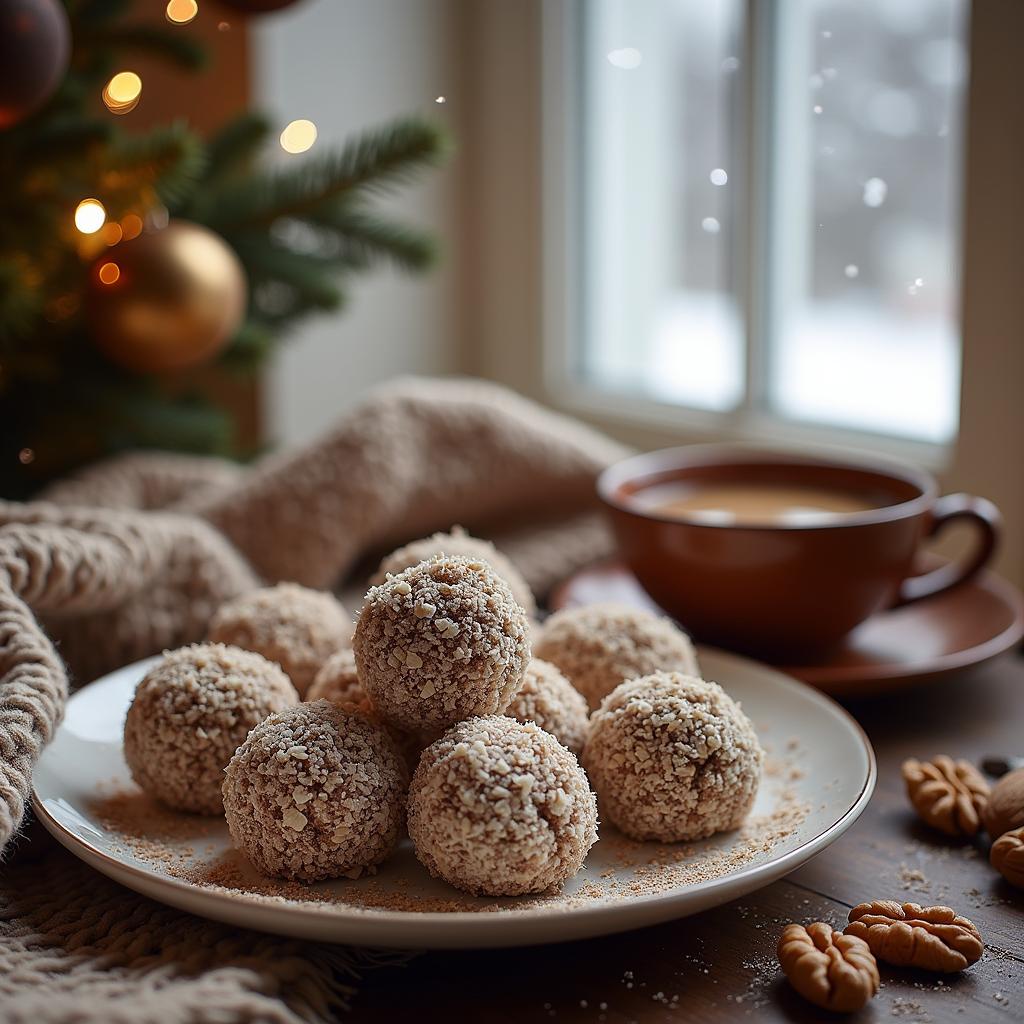 Nutty Snowball Cookies with a Superfood Twist