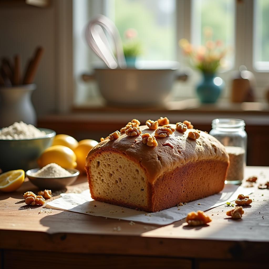 Nutty Sugar Loaf with a Twist of Zest