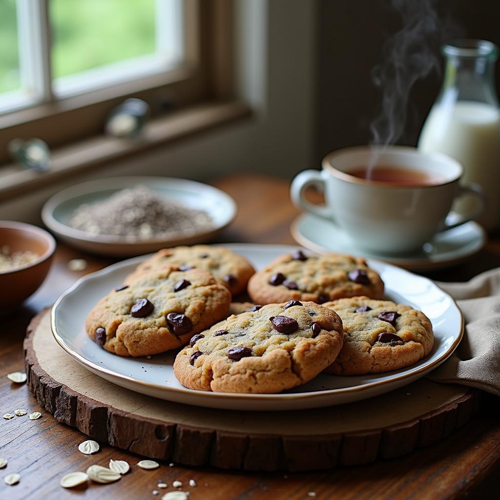 Nutty Superfood Chocolate Chip Cookies