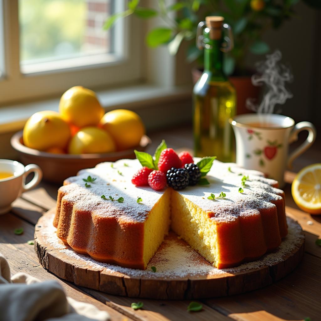 Sunshine Lemon Olive Oil Cake