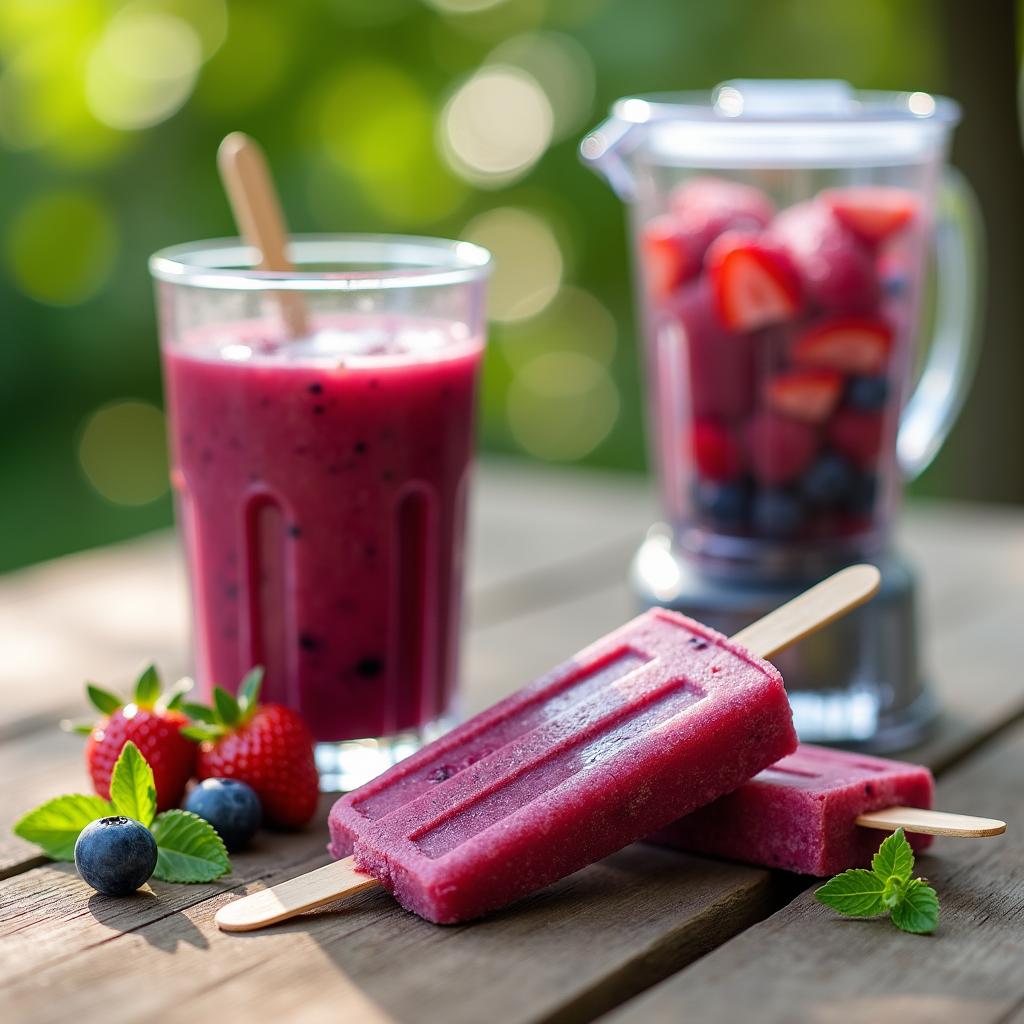 Superfood Berry Bliss Popsicles