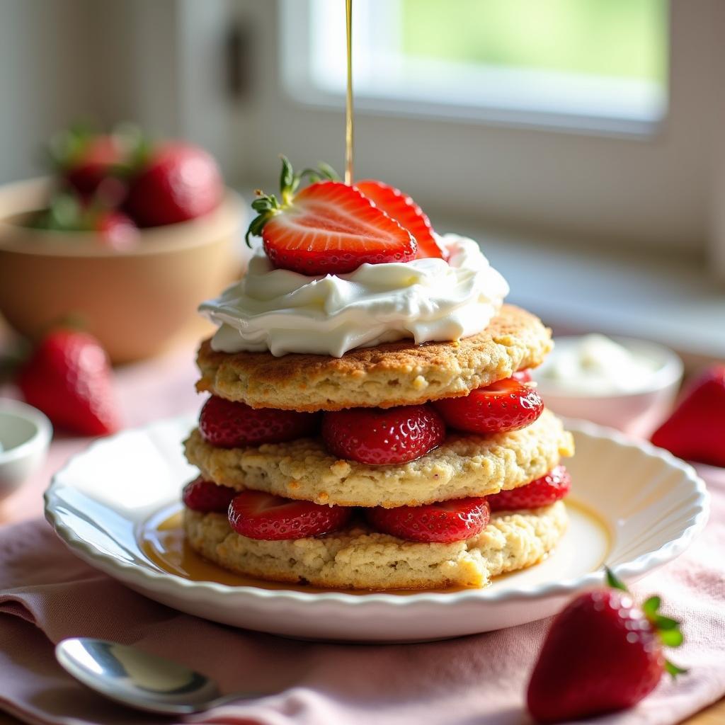 Superfood Strawberry Shortcake with Quinoa Flour