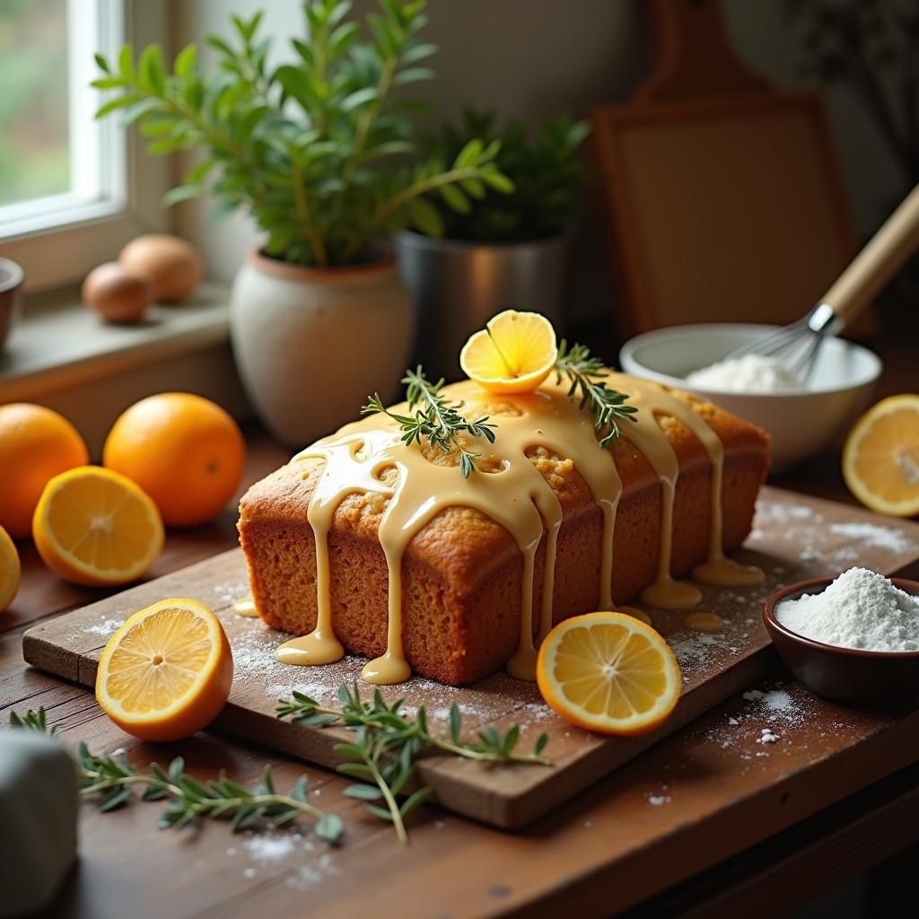 Sweet Nostalgia: Modern Sugar Loaf with Citrus Glaze