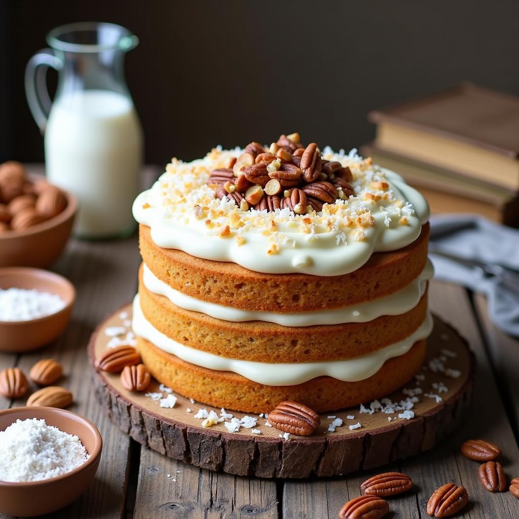 Vegan Lady Baltimore Cake