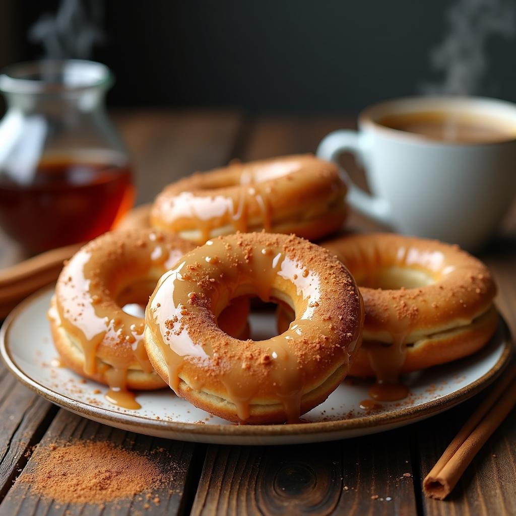 Vegan Maple Cinnamon Crullers