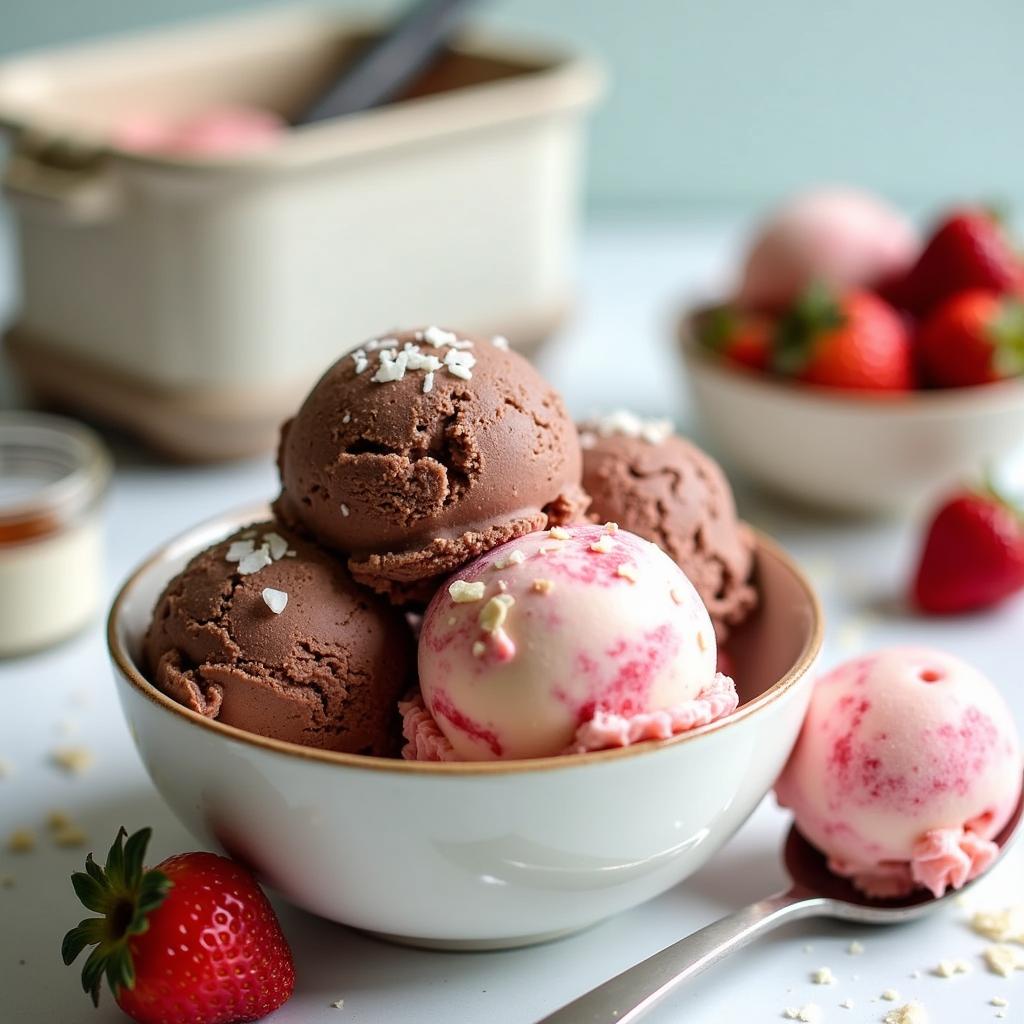 Vegan Neapolitan Ice Cream with a Twist