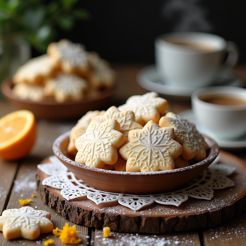 Vegan Springerle Cookies with Citrus Zest